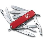 0.6385, Нож-брелок Victorinox Classic MiniChamp, 58 мм, 16 функций, красный