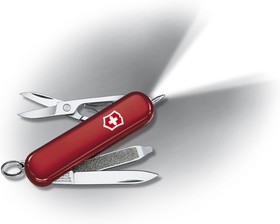 Фото 1/6 0.6226, Нож-брелок Victorinox Classic Signature Lite, 58 мм, 7 функций, красный
