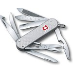 Складной нож Victorinox MiniChamp Alox, функций: 14, 58мм, серебристый [0.6381.26]