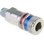 C103102152, Brass, Stainless Steel Male Pneumatic Quick Connect Coupling ...