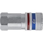 C103102205, Brass, Stainless Steel Female Pneumatic Quick Connect Coupling ...