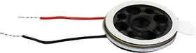 K 16, 50 OHM, 50 0.5W Miniature Speaker 16mm Dia., 24mm Lead Length, 16 (Dia.) x 3.5mm
