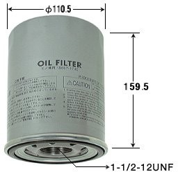 Фильтр масляный VIC C601A J05C,J07C '95-,H07C,W06E '86-,W04CT '00-
