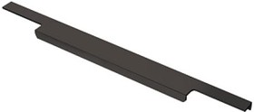 Торцевая ручка 400 мм, матовый черный RT-001-400 BL