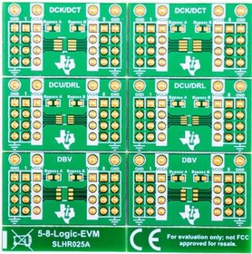 Фото 1/2 5-8-LOGIC-EVM, Daughter Cards & OEM Boards Generic logic EVM supporting 5 through 8 pin DCK; DCT; DCU; DRL; and DBV packages
