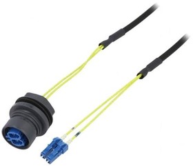Фото 1/3 PXF6050CAB, LC to LC Duplex Single Mode OS1 Fibre Optic Cable, 125μm, Yellow, 10m