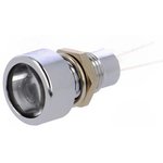 SDML 086, Индикат.лампа: LED, плоский, Отв: d8,2мм, IP67, на печатную плату