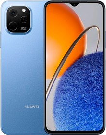 Фото 1/9 Смартфон Huawei nova Y61 4/128Gb, EVE-LX9N, синий