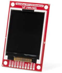 LCD-15143, 1.8" 128x160 TFT LCD Breakout