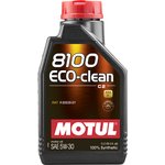 Масло моторное Motul 8100 Eco-clean SM/CF 5W-30 синтетическое 1 л 101542