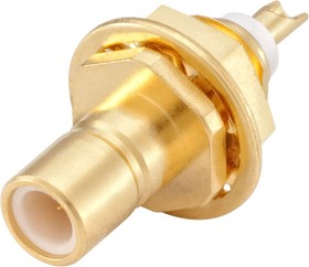 Фото 1/4 59S601-200L5, Appliance socket SMB straight, SMB, Brass, Plug, Straight, 50Ohm, Solder Terminal