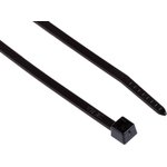 111-01625 T40R-PA66W-BK, Cable Tie, 175mm x 4 mm, Black Polyamide 6.6 (PA66), Pk-100