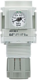 AR20-F02E-D, G 1/4 Regulator - 0.05MPa to 0.85MPa, 15bar max. input