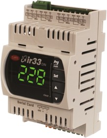 DN33V7LR20, DN33 PID Temperature Controller, 144 x 70mm, 1 Output Relay, 12 24 V ac, 12 30 V dc Supply