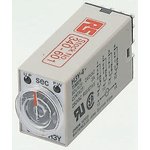 MT4L30M110VAC, Plug In Timer Relay, 110V ac, 4-Contact, 1.5 → 30min, 1-Function, 4PDT