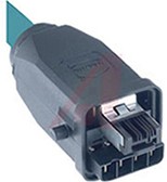 Фото 1/3 09451251300, Harting Han 3A RJ45 Series Male RJ45 Connector, Cable Mount, Cat5
