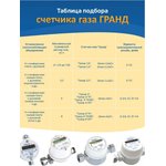 Счетчик газа Гранд 6 Б/К G 3/4 РОССИЯ
