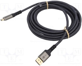 65270, Cable; DisplayPort 1.2,HDMI 2.0; DisplayPort plug,HDMI plug