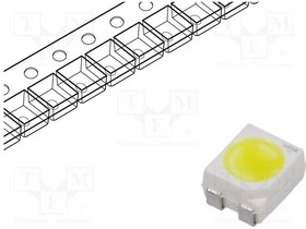 LW E6SG-AABB-JKPL-46, LED; SMD; PLCC4; white; 120°; 30mA; 2.9?3.8V; Front: flat; TOPLED®