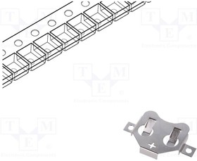 KEYS3002TR, Держатель; SMT; Размер: CR2020,CR2025,CR2032; Кол-во бат: 1; лента