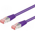 93543, Patch cord; S/FTP; 6; stranded; Cu; LSZH; violet; 5m; 28AWG