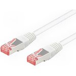 93509, Patch cord; S/FTP; 6; stranded; Cu; LSZH; white; 5m; 28AWG