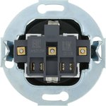 Розетка с з/к, со шторками (черн.) LK Vintage 883208-1