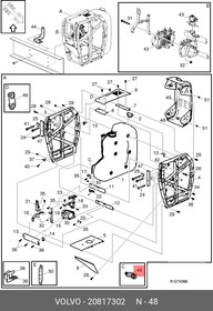20817302, Хомут пластиковый VOLVO