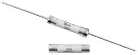 Фото 1/2 0ADAP8000-RE, Ceramic tube fuse UL Fast Acting 6x32mm Axial Pigtail Fuse High Voltage Rating 600V 8A