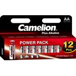 Батарейка Camelion LR 6 Plus Alkaline BLOCK-12 (LR6-HP12, 1.5В)