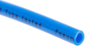 Фото 1/4 PUN-10X1,5-BL, Compressed Air Pipe Blue Polyurethane 10mm x 50m PUN Series, 159668