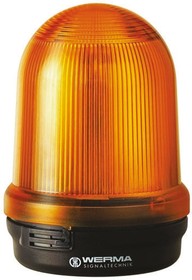 828.300.54, BM 828 Series Yellow Flashing Beacon, 12 V dc, Surface Mount, Xenon Bulb