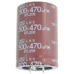 ELHS501VSN221MR40S, Cap Aluminum Lytic 220uF 500V 20% (30 X 40mm) Snap-In 10mm ...