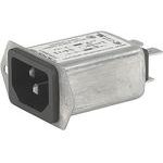 5120.2006.0, Power Entry Module Filtered M 3 POS 250VAC 10A ST 1 Port
