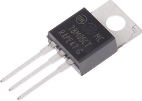 Фото 1/6 MC78M05CTG, 1 Linear Voltage, Voltage Regulator 700mA, 5 V 3-Pin, TO-220