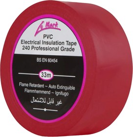 Изолента Le Mark Electrical PVC Insulation Tape 50мм х 33м (Красный)