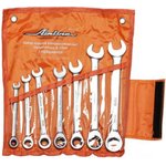 AT-7-12, Набор ключей комбинированных (7 шт. 8-19 мм) трещёточных, сумка