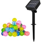 Солнечный светильник SLR-G05-30M гирлянда, шарики, мультицвет 5033375
