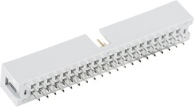 Фото 1/2 AWHW 40G-0202-T, AWHW Series Straight Through Hole PCB Header, 40 Contact(s), 2.54mm Pitch, 2 Row(s), Shrouded