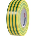 HTAPE-FLEX15- 25X25-PVC-GNYE, PVC Electrical Insulation Tape 25mm x 25m Green / ...