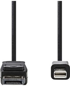 CCGP37400BK10, Video Cable, Mini DisplayPort Plug - DisplayPort Plug, 3840 x 2160, 1m