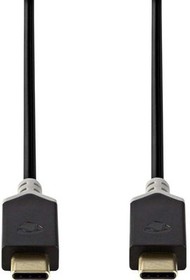 CCBW64750AT10, USB Cable USB-C Plug - USB-C Plug 1m USB 3.1 Anthracite
