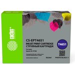 Картридж струйный Cactus CS-EPT46S1 T46S1 фото черный (30мл) для Epson SureColor ...