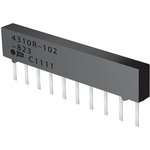4309R-101-102LF, Resistor Networks & Arrays 9pin 1Kohms Bussed Low Profile