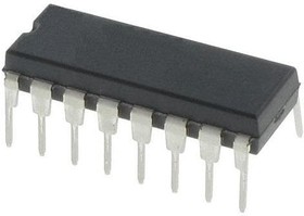 MCP3208-CI/P, АЦП, AEC-Q100, 12 бит, 100 Квыборок/с, Псевдо-дифференциальный, Несимметричный