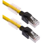 XS6W-6LSZH8SS20CM-Y, Cat6a Male RJ45 to Male RJ45 Ethernet Cable, FTP, STP ...