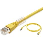 XS6W-6LSZH8SS500CM-Y, Cat6a Male RJ45 to Male RJ45 Ethernet Cable, FTP, STP ...