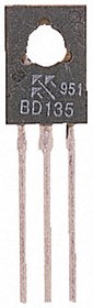 Фото 1/3 KSB772YSTU, KSB772YSTU PNP Transistor, -3 A, -30 V, 3-Pin TO-126