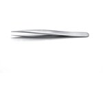 00.SA, 120 mm, Stainless Steel, Flat; Rounded, Tweezers