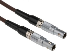 Фото 1/2 MSB.00.250.LTE200, 00 S Series Male LEMO 00 to Male LEMO 00 Coaxial Cable, 2m, Terminated